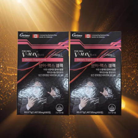 남성건강기능식품 김보성의 브이맥스 울트라 2개월분 60정 2병 활력 체력증진 전립성건강 쏘팔메토