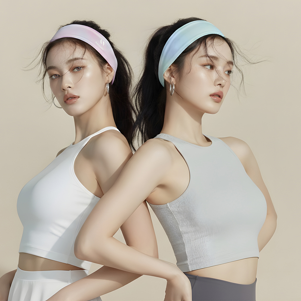 스포츠 헤어밴드 러닝 운동 반다나 땀흡수 헤어 밴드 런닝 테니스 써머 땀헤어밴드 크로스핏 - 상세 이미지 2