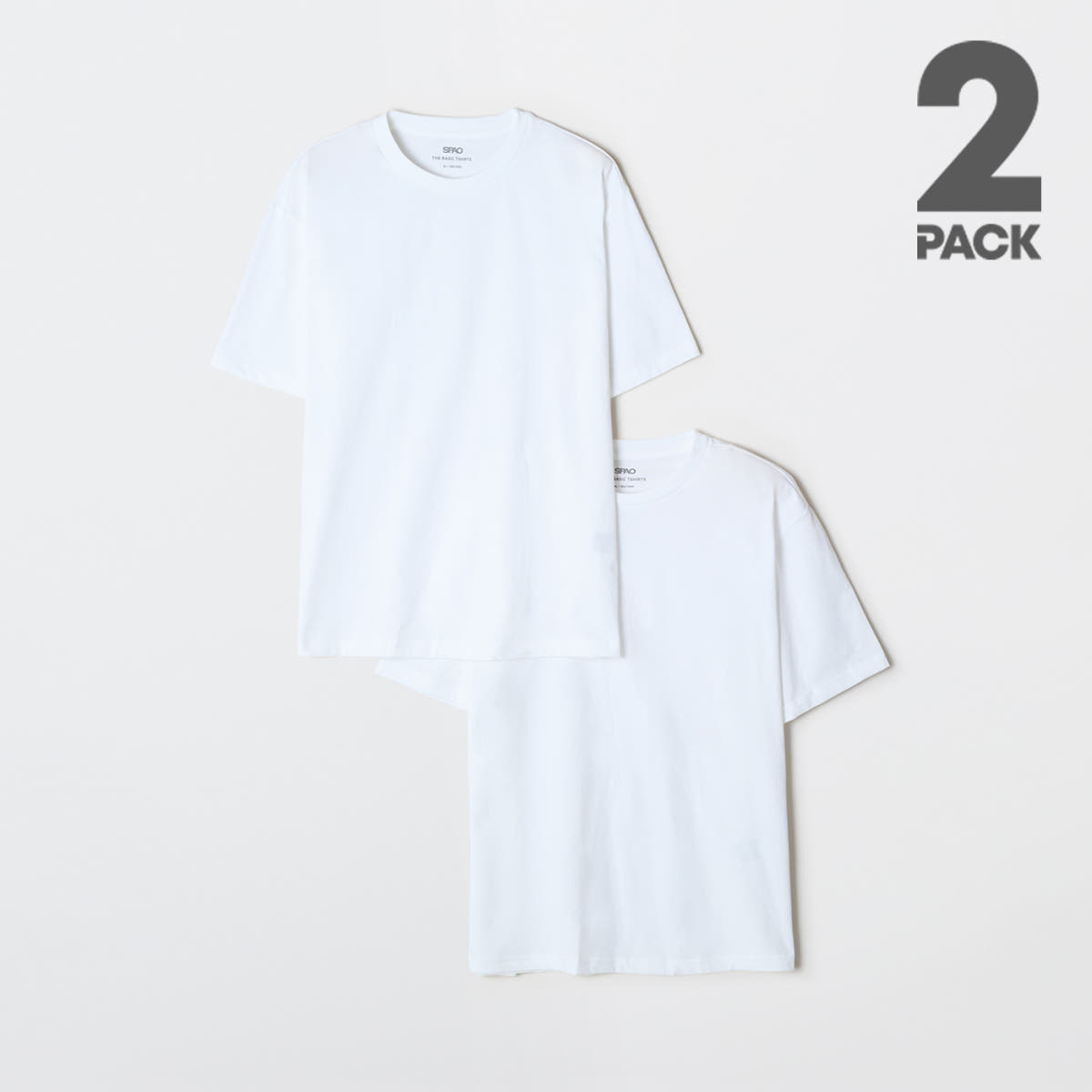 스파오 스토어 COOL 루즈핏 반팔티_SPRWGA9A02 2PACK