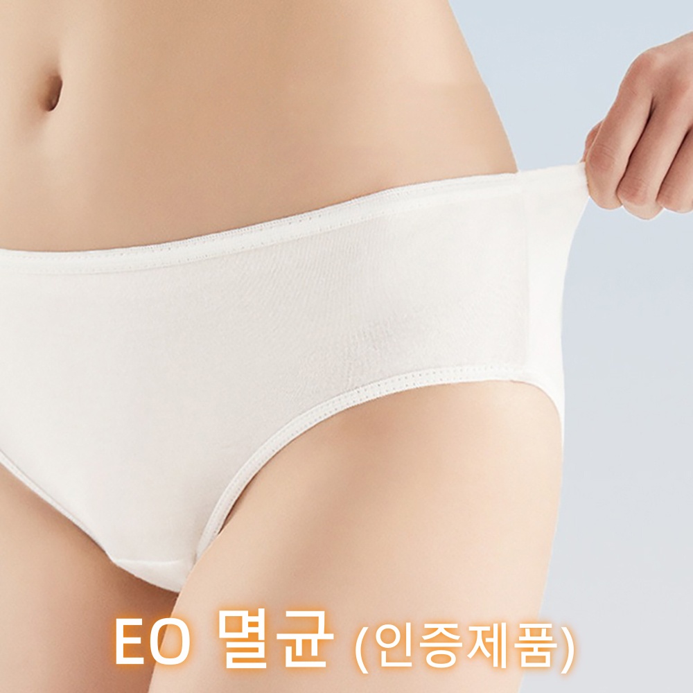 이너퓨어 일회용 순면 팬티 단독포장 10매 여행 출장 입원 휴대용 속옷 이미지 2