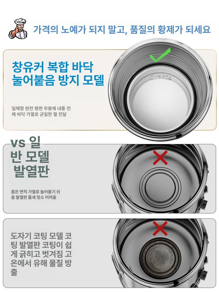 대용량 보온국통 전기국통 급식소 장국통 국끓이기 가열 보온통 - 상세 이미지 2