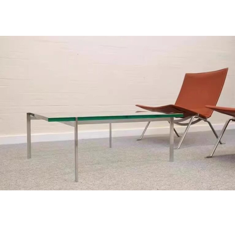 루시드 강화유리 거실 사각 테이블 Lucid Table 70cm