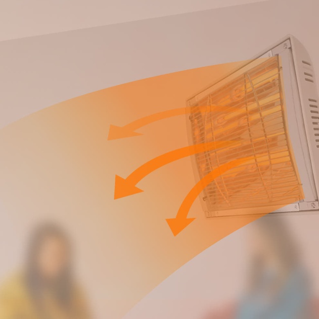 공장용 벽걸이히터 카본히터 식당 업소용 원적외선 벽난로 이미지 7