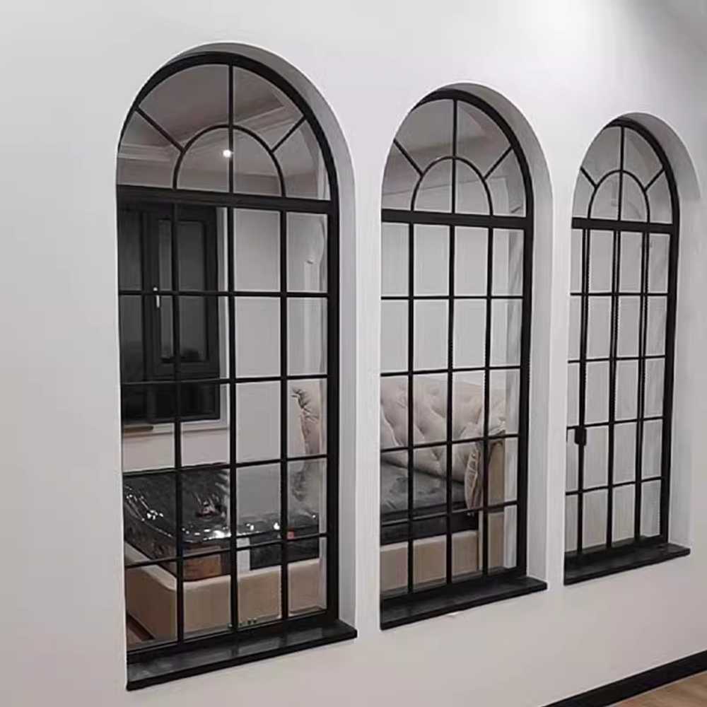창문형 거울 가짜창문 대형 앤틱 벽걸이 빈티지 카페 70x110cm 고화질 유리 - 상세 이미지 4