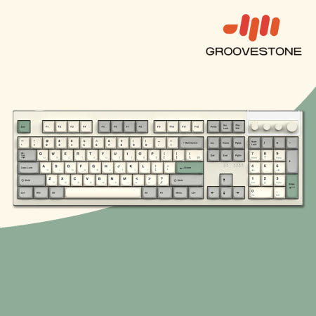 엠스톤 그루브스톤 GV10M 8K 무선키보드 라이트G, 저소음 밀키축, 45g
