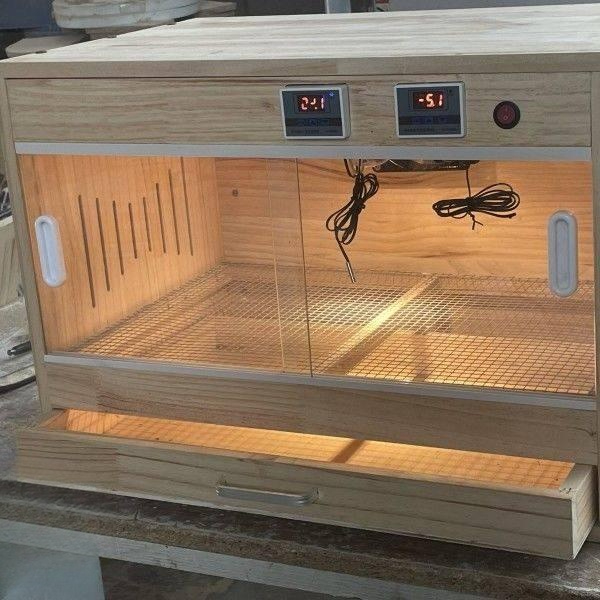 육지거북이 달팽이 은신처 집 하우스 원목 사육장 온실 120 x 40x43 서랍 없음 - 상품 이미지