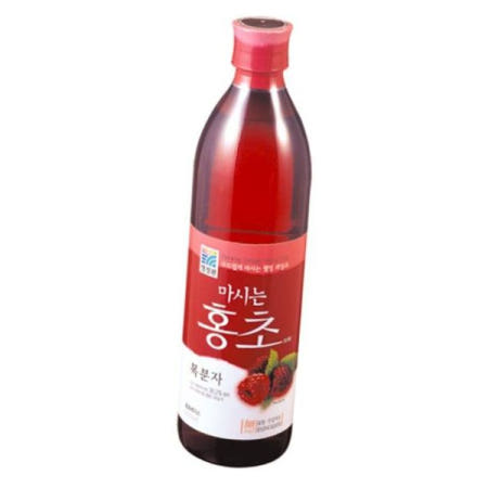 사무실 마시는 홍초 복분자 청정원 900ml