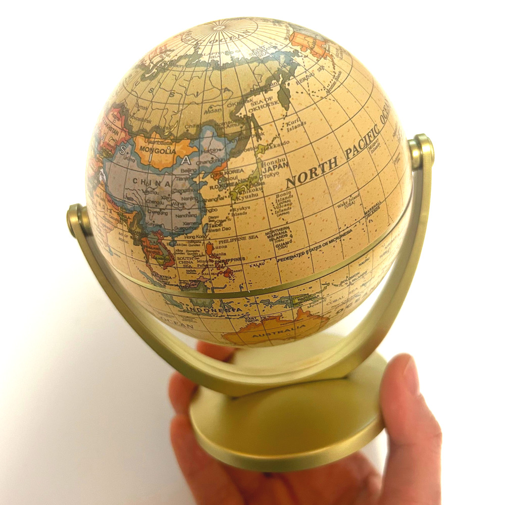 지름 10cm 미니사이즈 지구본 탁상용 작은지구본 - 상품 이미지