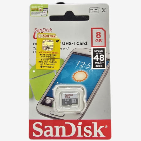 Sandisk microSDHC 8GB CLASS10 UHS-I Ultra