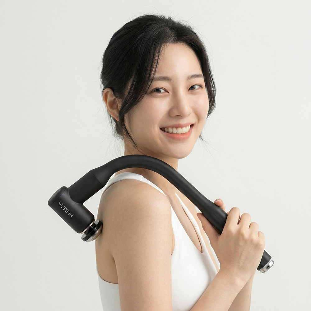 휴모아 온열 커브 진동 마사지건 (온열 헤드/고성능 파워 DC 모터 탑재) HMA-CG01 - 상세 이미지 3