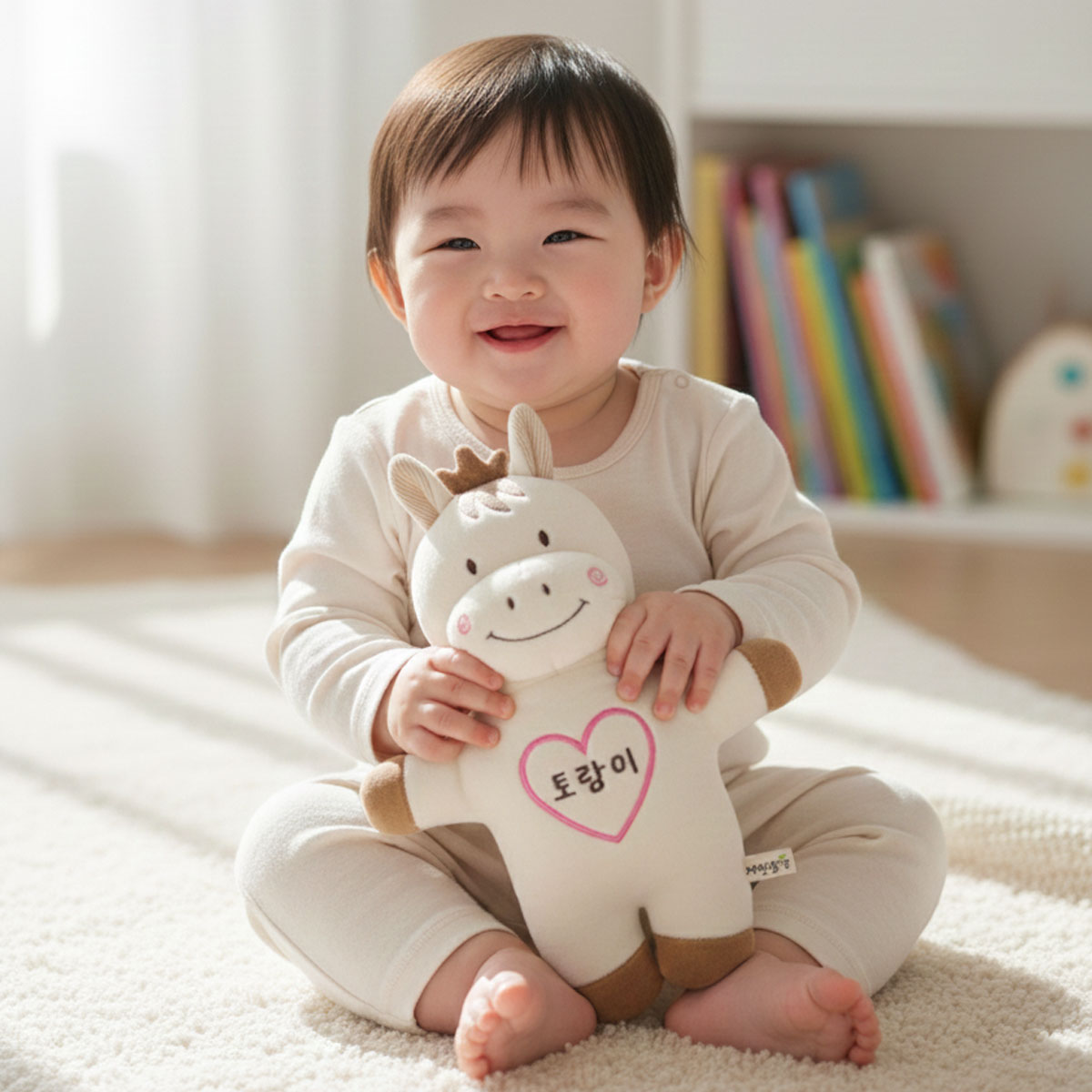 애착인형 임신선물 출산선물 오가닉 인형 말띠 M