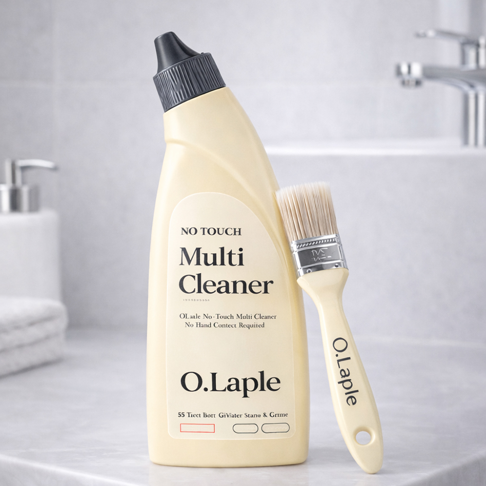 [청소붓 포함] 변기세정제 클리너 타일 줄눈 욕조 핑크 물때 소변기 냄새 화장실청소 세제 제품 이미지