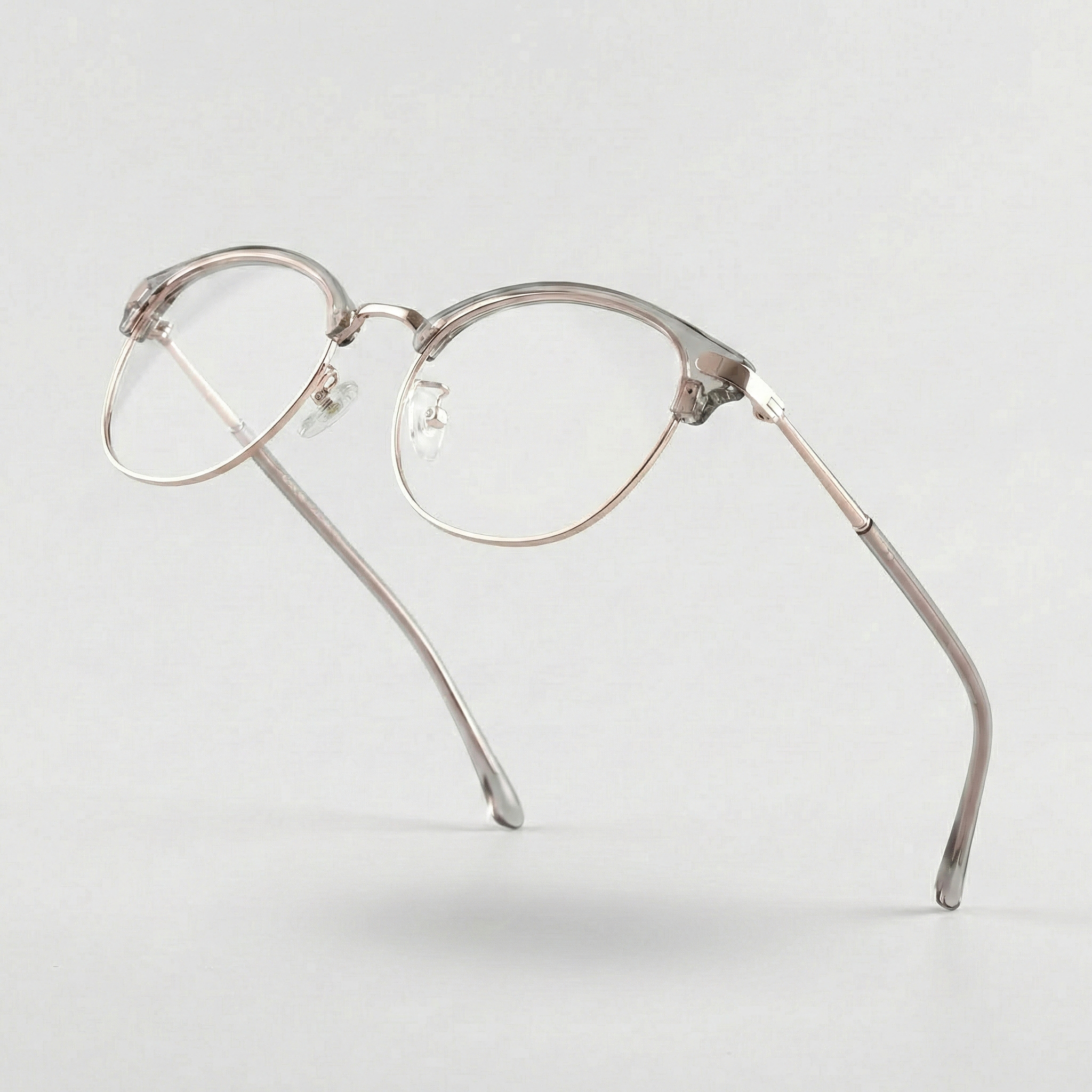 투디터 블루라이트차단 가벼운 반테 프레임 안경테 하금테 반뿔테 SKUR 상세 이미지 2