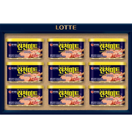 오나스 롯데 런천미트 세트 설직원선물 햄세트 구정선물