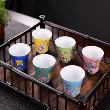 오나스할인마켓협력사 오나스 전통 다기 찻잔 6p 거래처설선물 설단체선물 다도찻잔