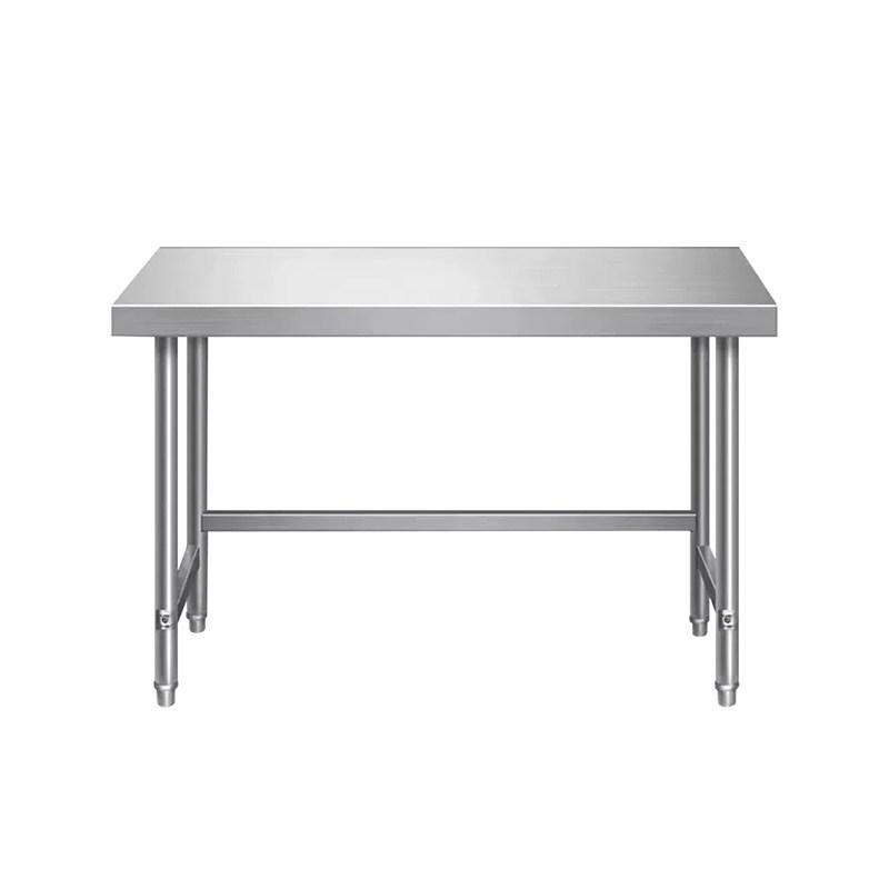 스텐 작업대 보조선반 스테인리스 선반 업소용 수납선반 1.2mm 단층 작업대 100x60x80cm - 상품 이미지