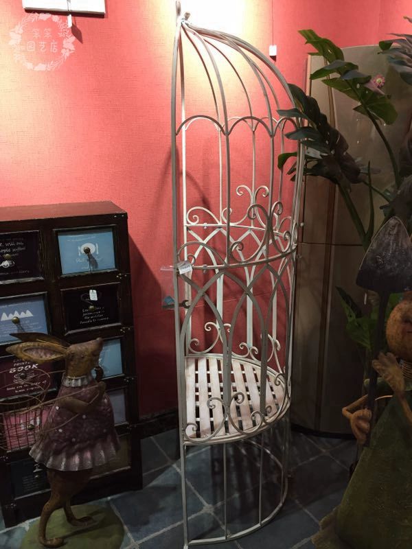 야외용 철제 벤치 체어 옥외용 공원 포토존 철재 의자 테라스 철제벤치 인테리어 대기의자 - 상세 이미지 4