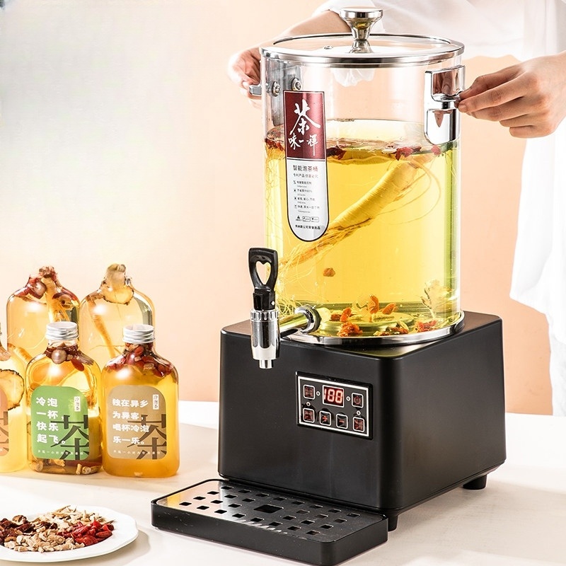 차탕기 업소용 한약 중탕기 달임기 홍삼 제조기 약재 10L 대용량 투명용기 스테인리스 - 상세 이미지 3