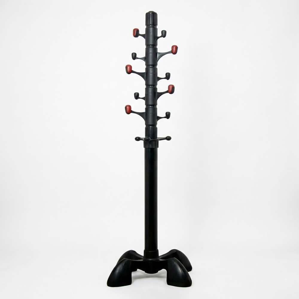 튼튼한 스탠드 옷걸이 세우는 조립식 폴행거 스탠드형 가방 외투 옷걸이대