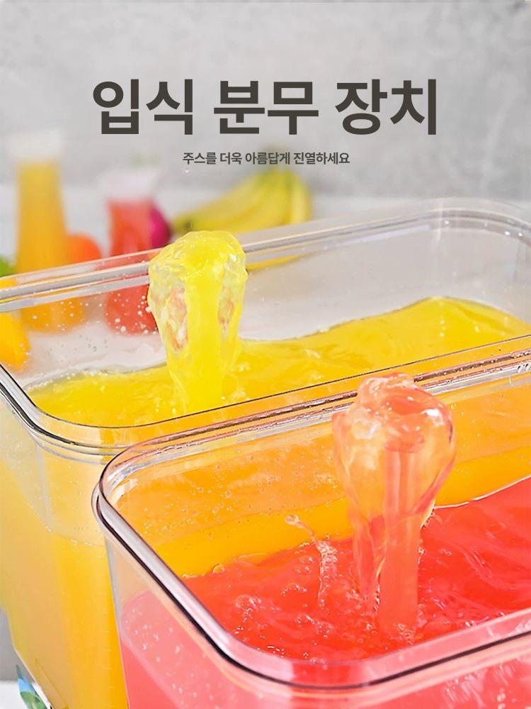 슬러시 기계 미니 슬러시기계 냉각 뷔페용 가정용 교반형 1단계 대형 중량 헤드 18L 이중 온냉 겸용 - 상세 이미지 3