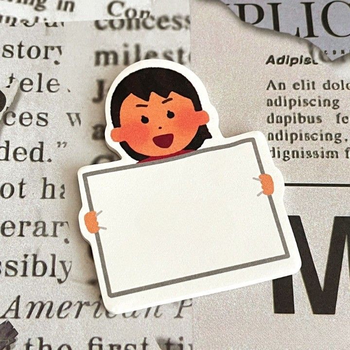 일본감성 일상 감정표현 점착식 메모지 떽메 떡메모지 메시지 메세지 다꾸 포스트지 포스트잇 - 상세 이미지 5