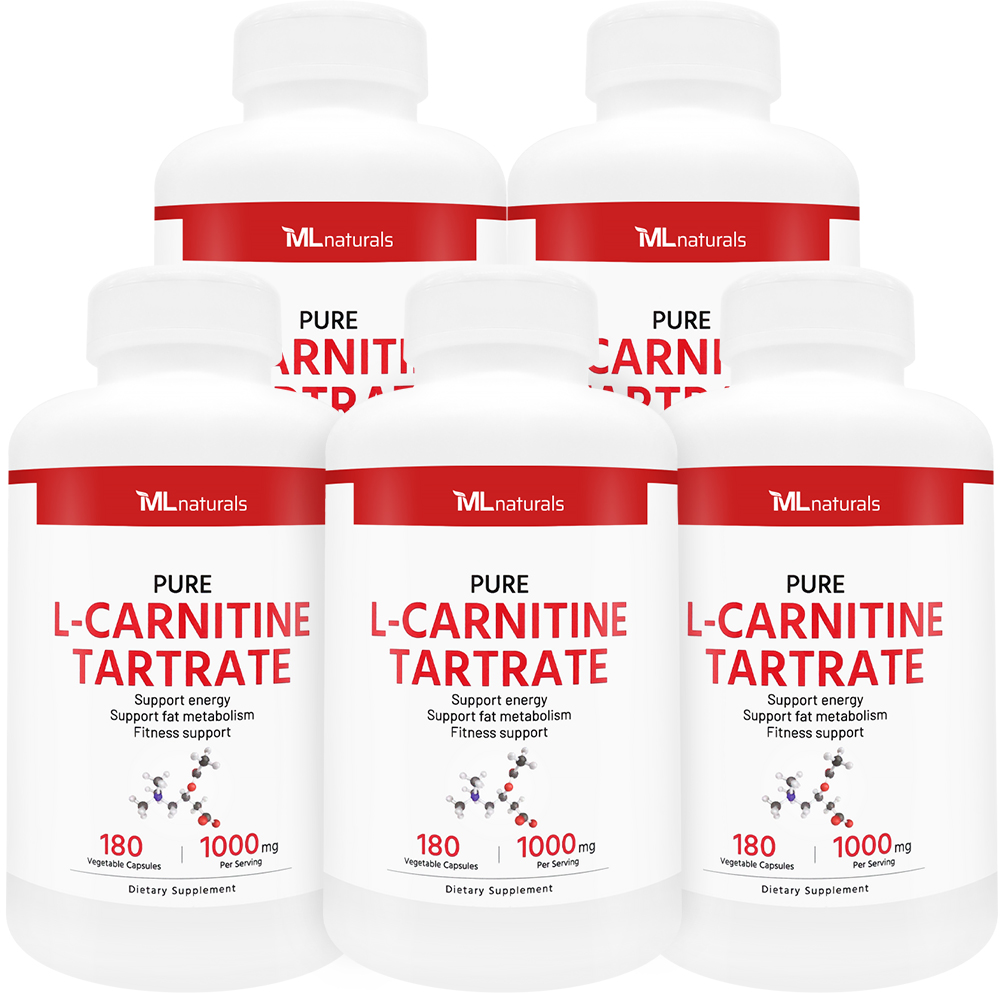 마이라이프 내추럴스 L-카르니틴 타르트레이트 1000mg 180캡슐, 5개 제품 이미지