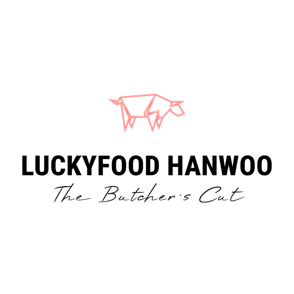 럭키푸드 한우 스토어 로고