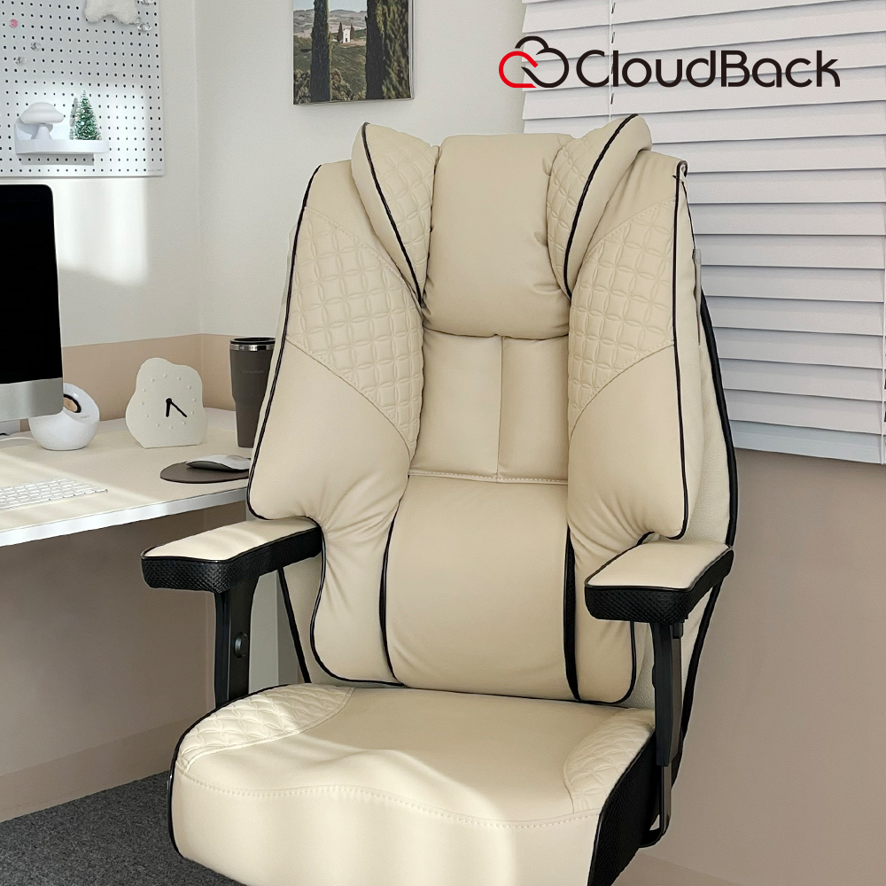 클라우드백 컴퓨터 사무용 사무실 학생 중역 편한 공부 가죽 PC방 책상 의자 T800PQ 상세 이미지 2