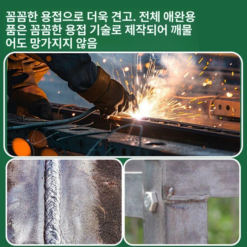대형견 켄넬 철장 케이지 하우스 울타리 강아지 펜스 120 x 100x130 상단 없음 철근 - 상세 이미지 5
