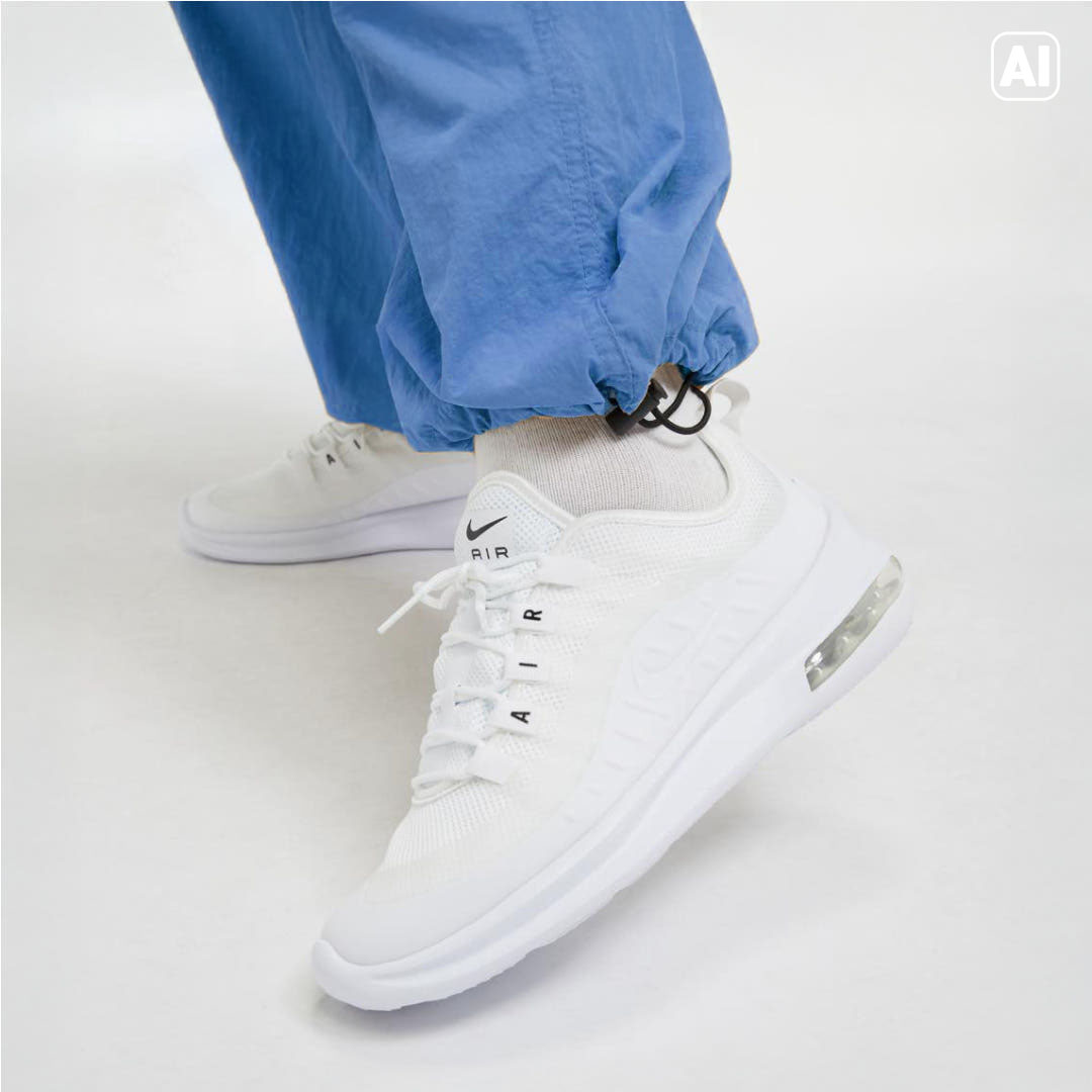 [국내매장판] 나이키 에어맥스 엑시스 발편한 신발 런닝화 헬스화 헬스장 커플 운동화 올화이트(여성), 245