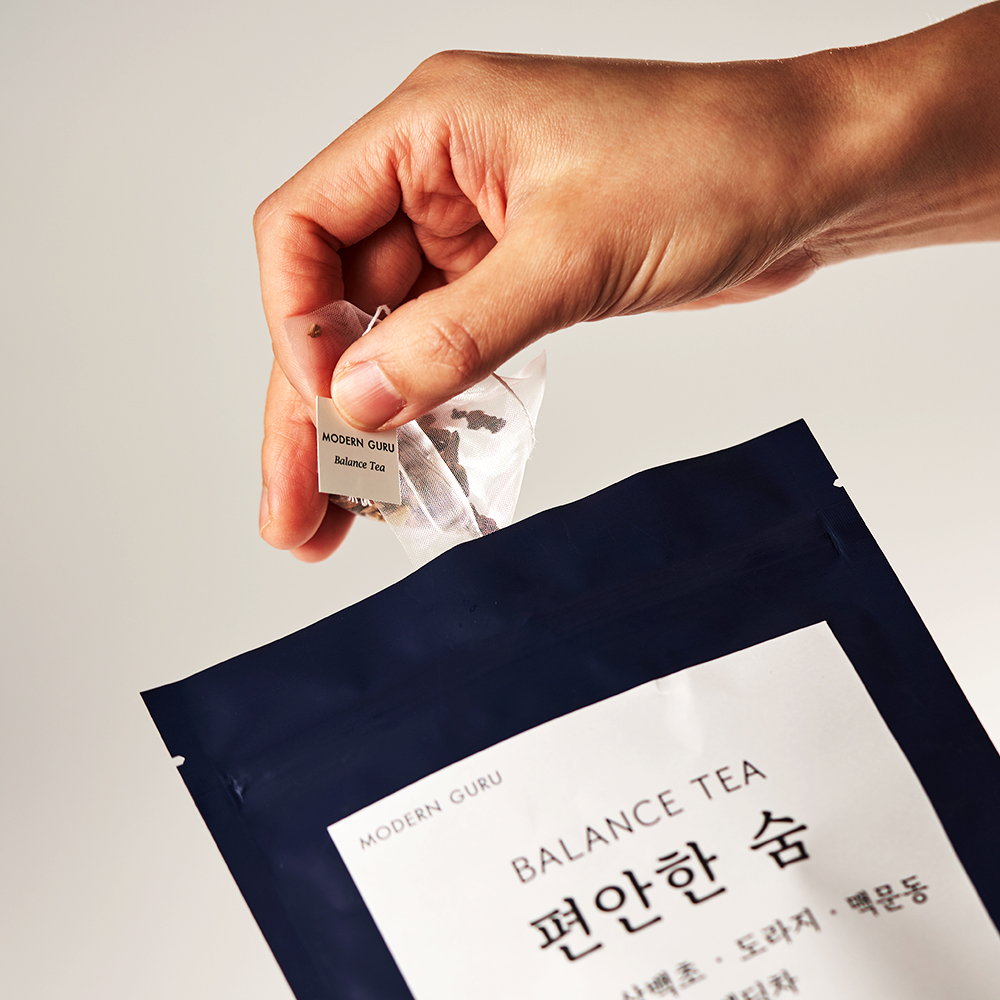 모던구루 밸런스티 맥문동 삼백초 도라지 작두콩차 환절기 좋은 차 20개입 이미지 6