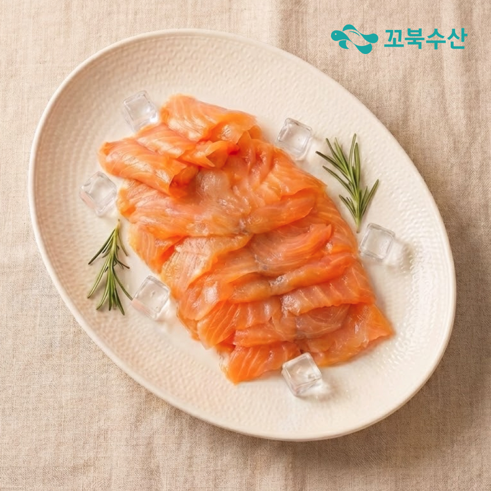 통연어 훈제연어 연어회 필렛 슬라이스 업소용/가정용 - 상품 이미지