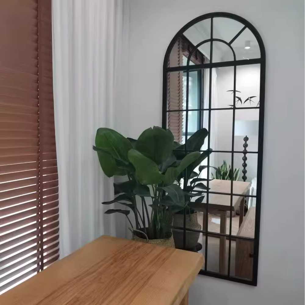 창문형 거울 가짜창문 대형 앤틱 벽걸이 빈티지 카페 70x110cm 고화질 유리 - 상세 이미지 2