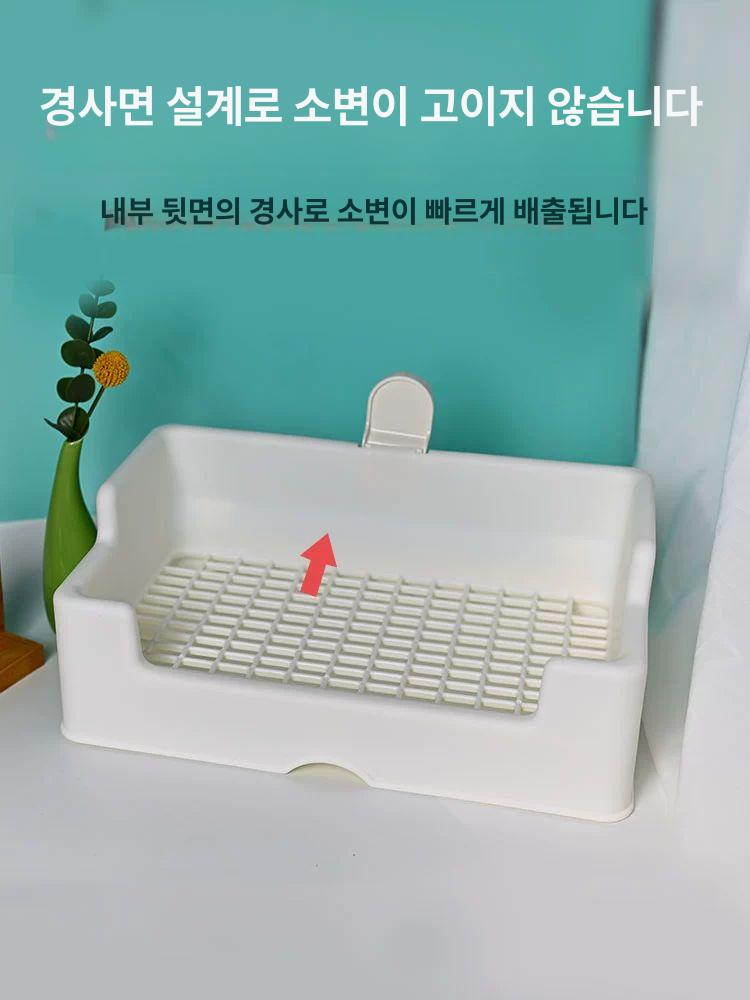 소동물 배변판 소변기 기니피그 화장실 토끼 실내 정방형 다양 5204ss 41.8 29.5 B - 상세 이미지 4