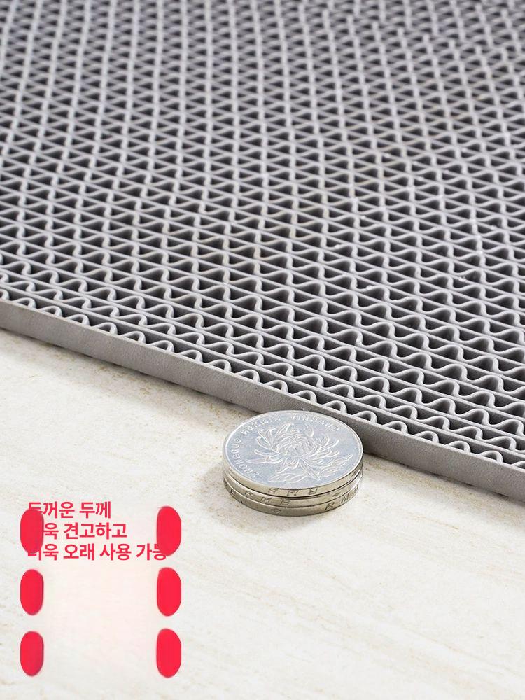 미끄럼방지 매트 바닥 고무 수영장 패드 패드 깔판 물빠짐 욕실매트 세탁실 스티커 - 상세 이미지 4