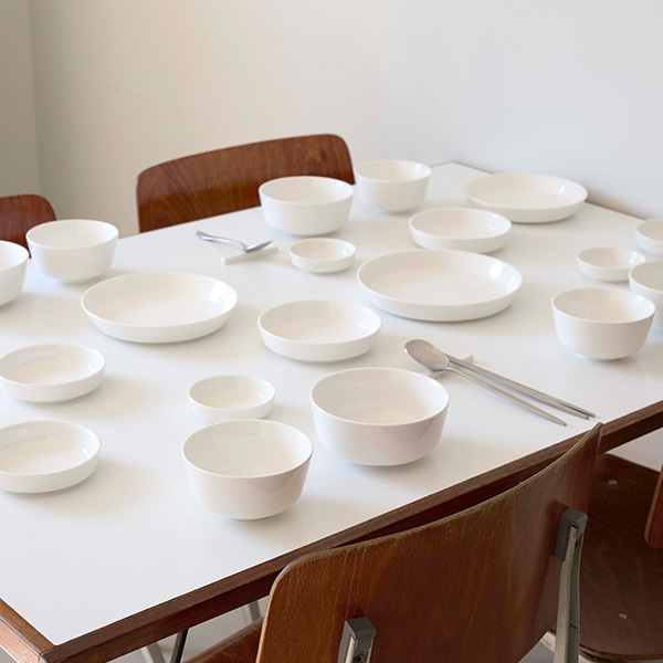 에라토 크림모노 4인 집들이 화이트 도자기 그릇세트 24p