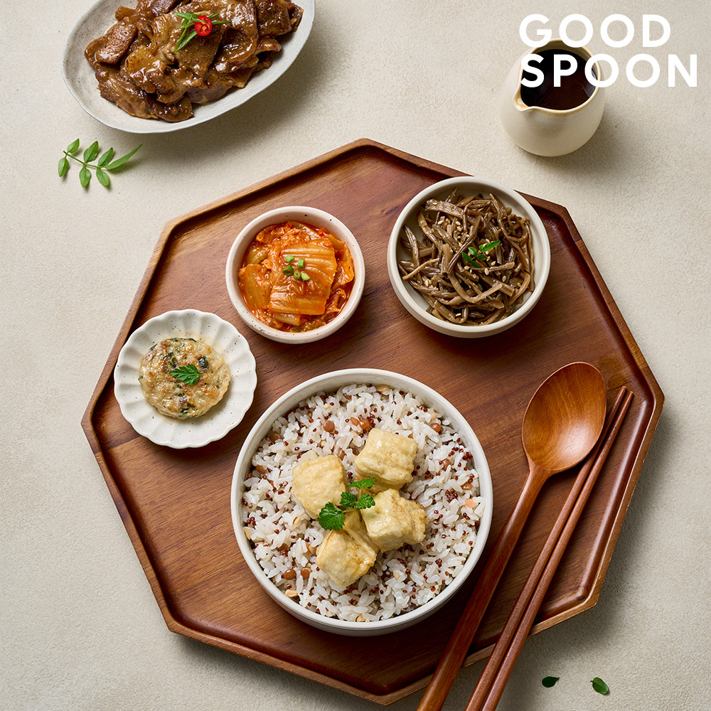 굿스푼 당뇨식 식단 배달 6종 6팩 임당 도시락 식단표 맛있는 덮밥 솥밥 반찬 음식 관리 이미지 2