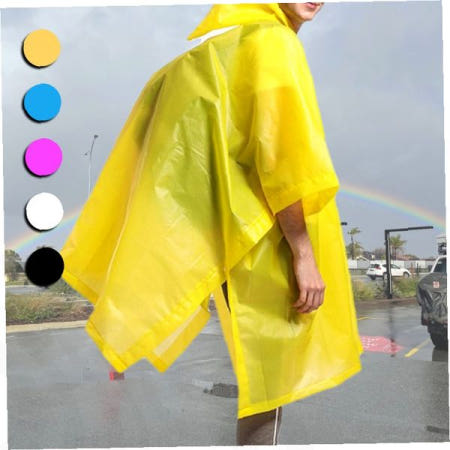 성인 야외 활동 방수 판초 우의 등산 낚시 레저 다용도 비옷
