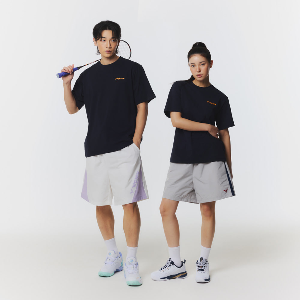 빅터 오버핏 반팔 티셔츠 배드민턴복 상의 의류 남녀공용 VT26ATO203U 2026 SS - 상세 이미지 4
