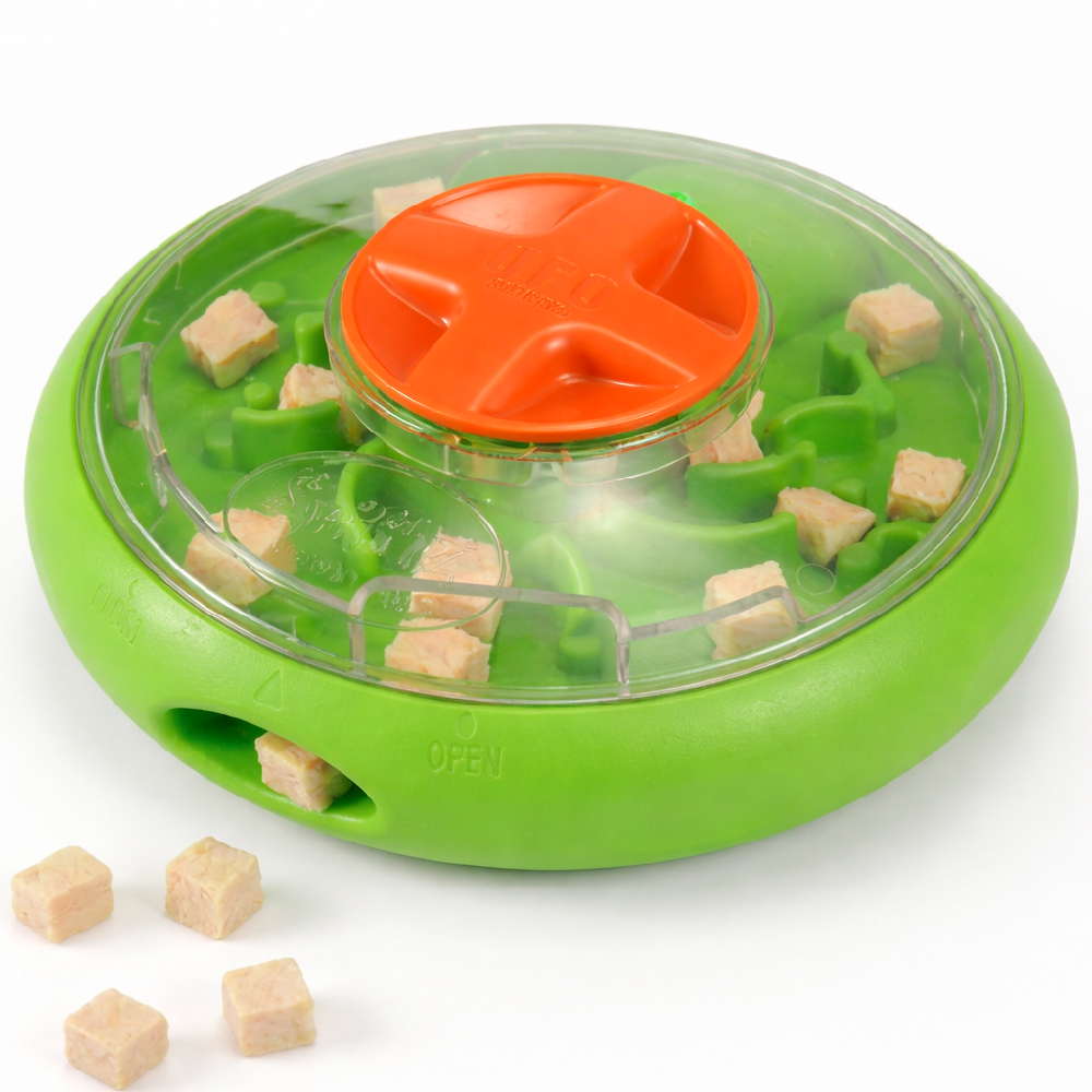 포우퀘스트 방탄UFO 빙글빙글 노즈워크 강아지 간식 장난감 제품 이미지