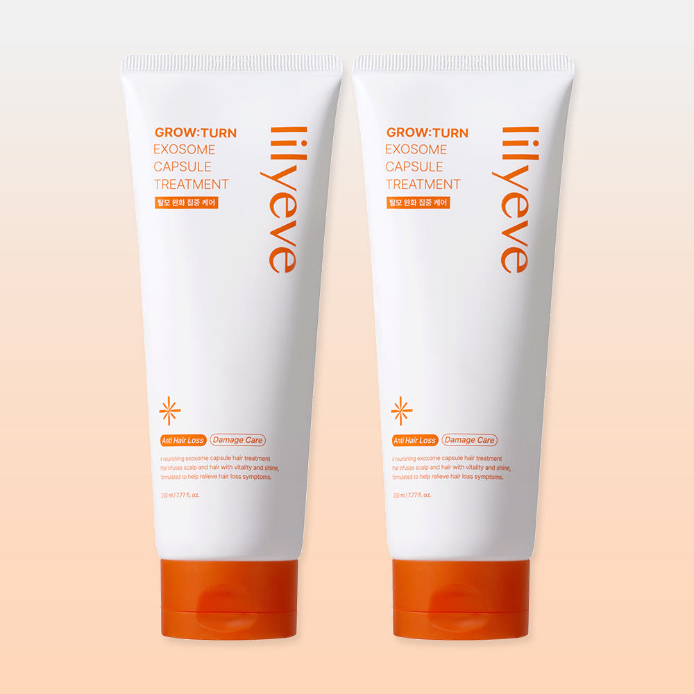릴리이브 릴리이브 그로우턴 엑소좀 캡슐 트리트먼트 플로럴머스크 230ml 2개