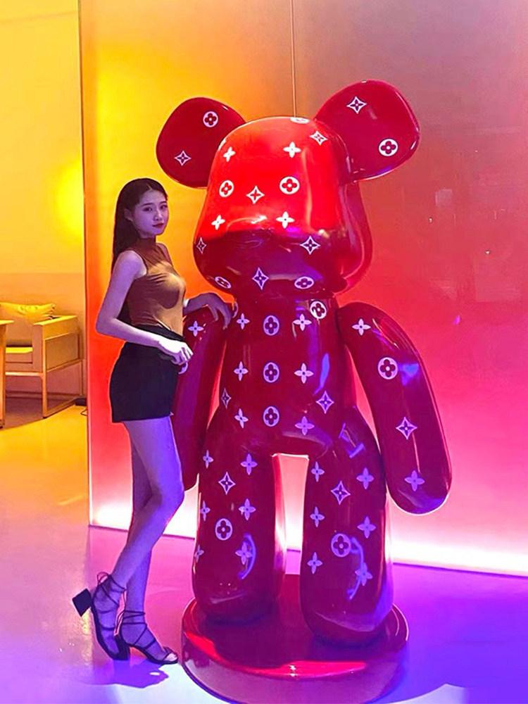 포토존 조형물 카페 대형 소품 조각상 펜션 피규어 블랙 앤 화이트 1.65m 앤 화이트 - 상세 이미지 3