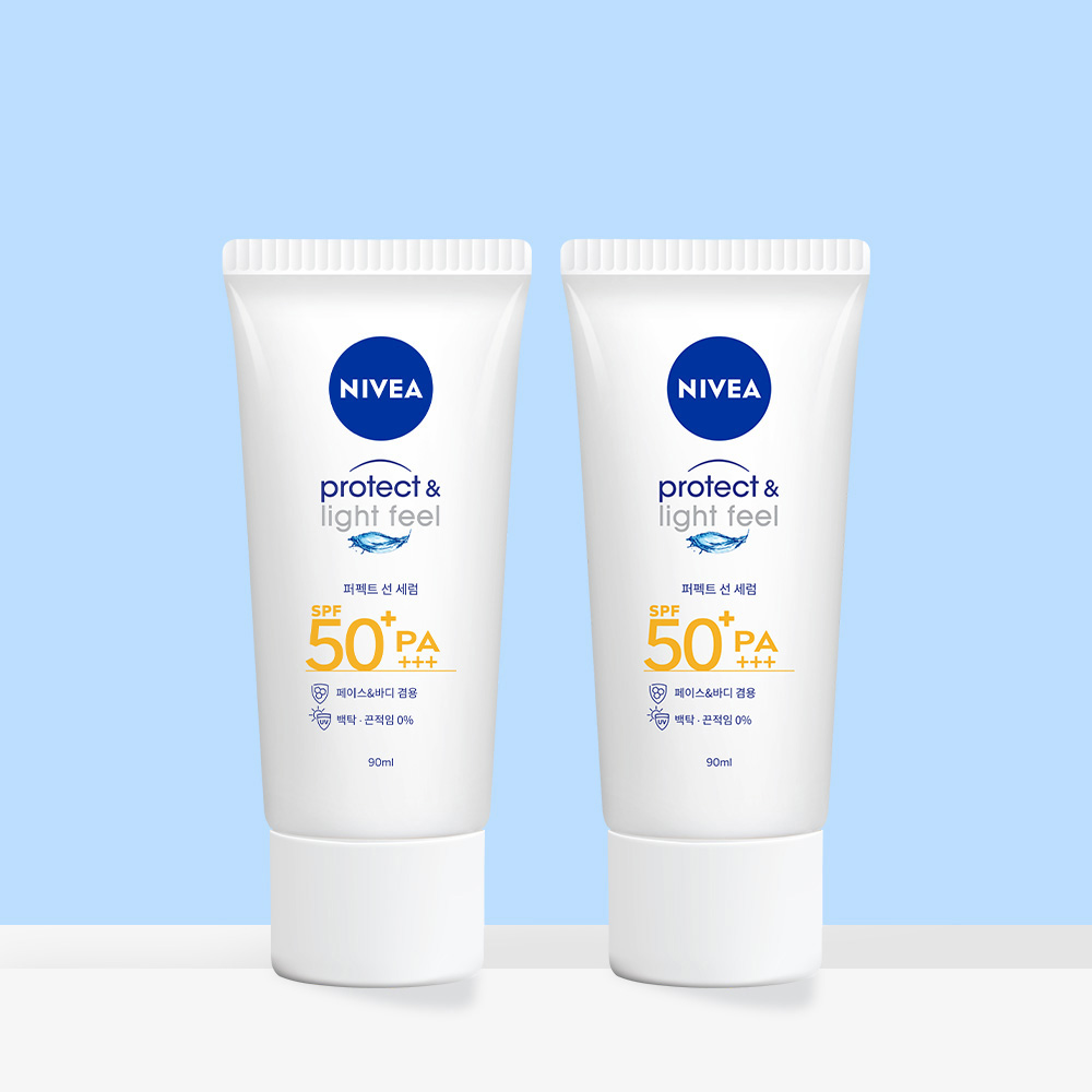 니베아 선 프로텍트 앤 라이트필 퍼펙트 선세럼 (SPF50+/PA+++) 90ml, 2개 제품 이미지