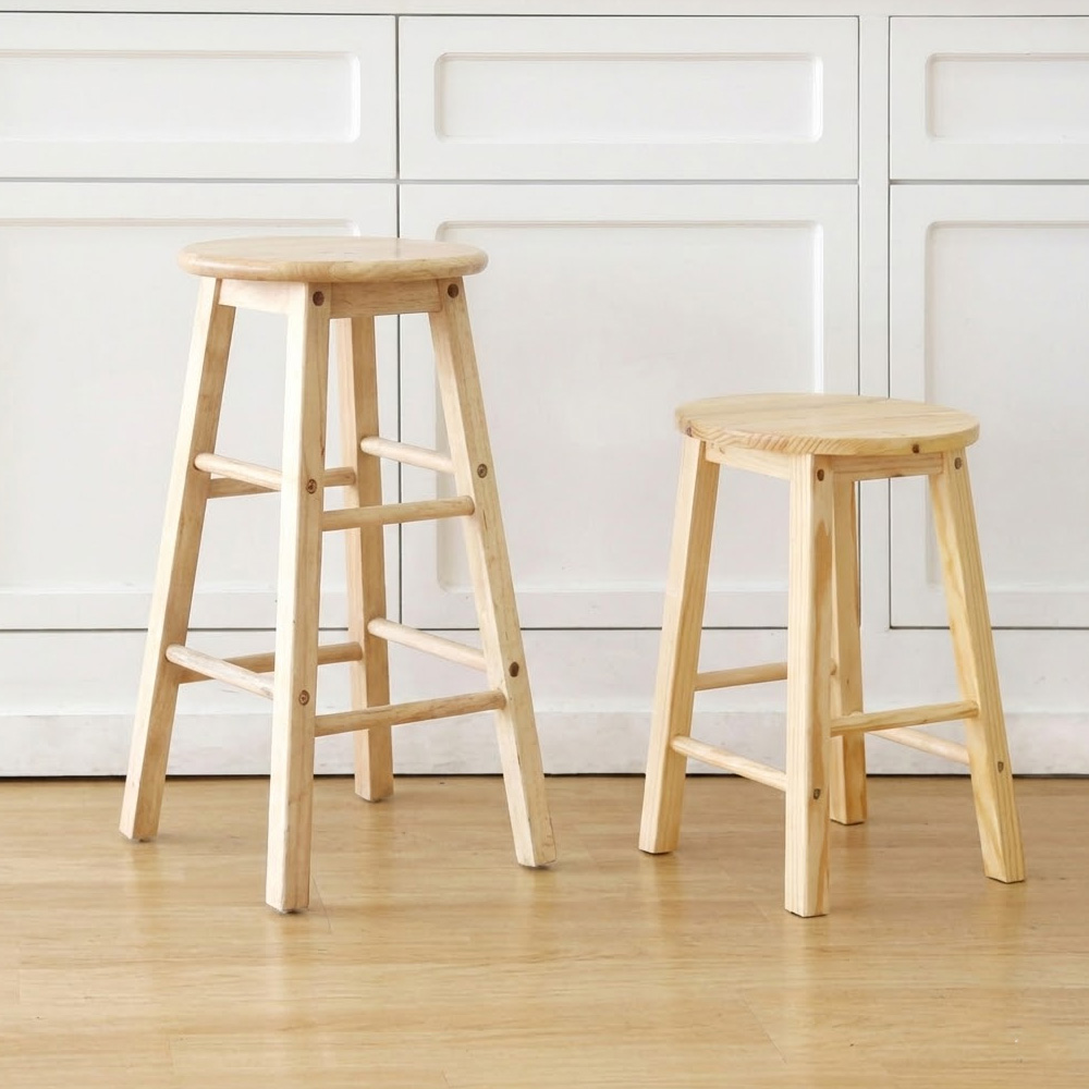 원목 홈바의자 높은 키높이 스탠드 바테이블 스툴