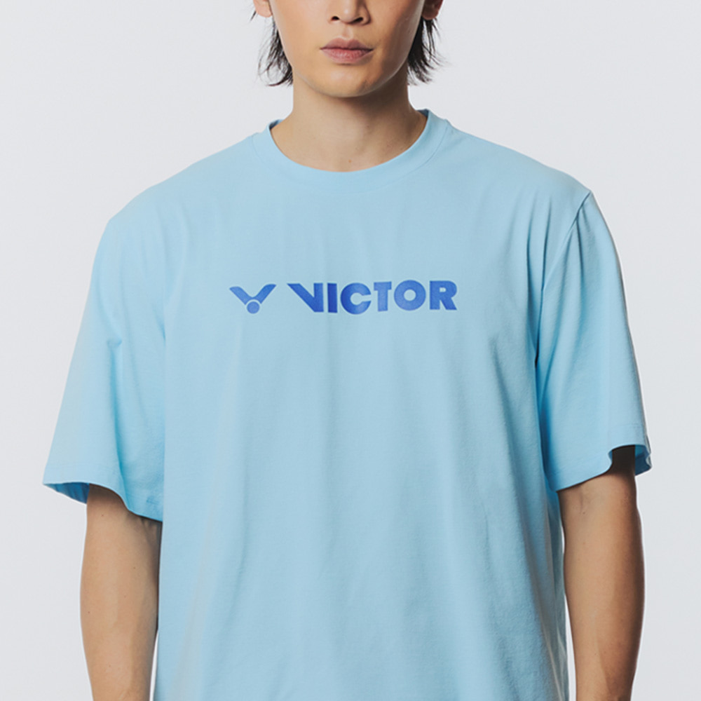 빅터 오버핏 반팔 티셔츠 배드민턴복 상의 의류 VT26ATO201U 2026 SS 아울렛 - 상품 이미지