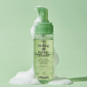 17아워즈 멜팅 에어 버블 클렌저 160ml 원스텝 리무버 저자극 비건 ... 솔직 후기 | 피부 타입별 분석 - 상품 이미지 3