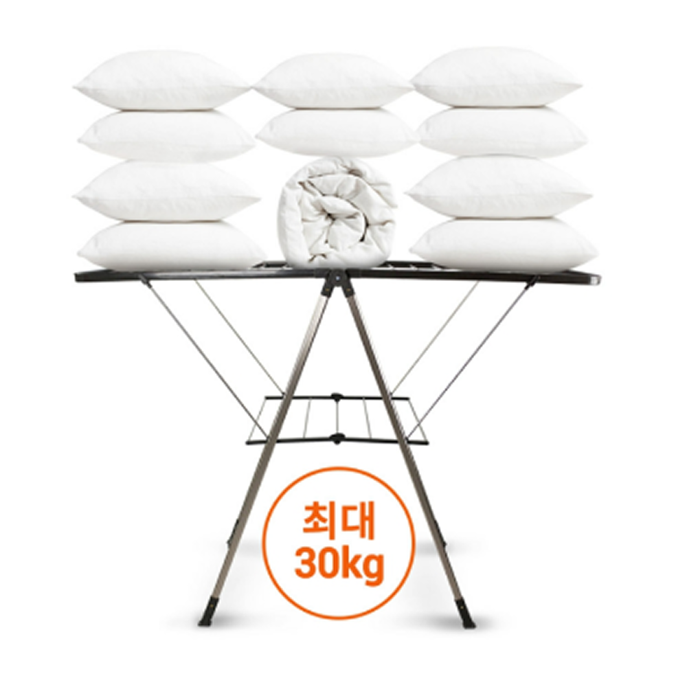 당기고 부산빨래건조대 대형 접이식 인셔트 사출공법.통사출 파이프이탈되지 않음 튼튼한 베란다행거 이불건조대 - 상세 이미지 3