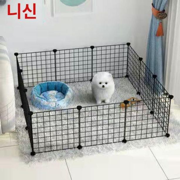 강아지 실내용 격리장 펜스 이동식 애견 칸막이 접이식 10개 기타 - 상세 이미지 4