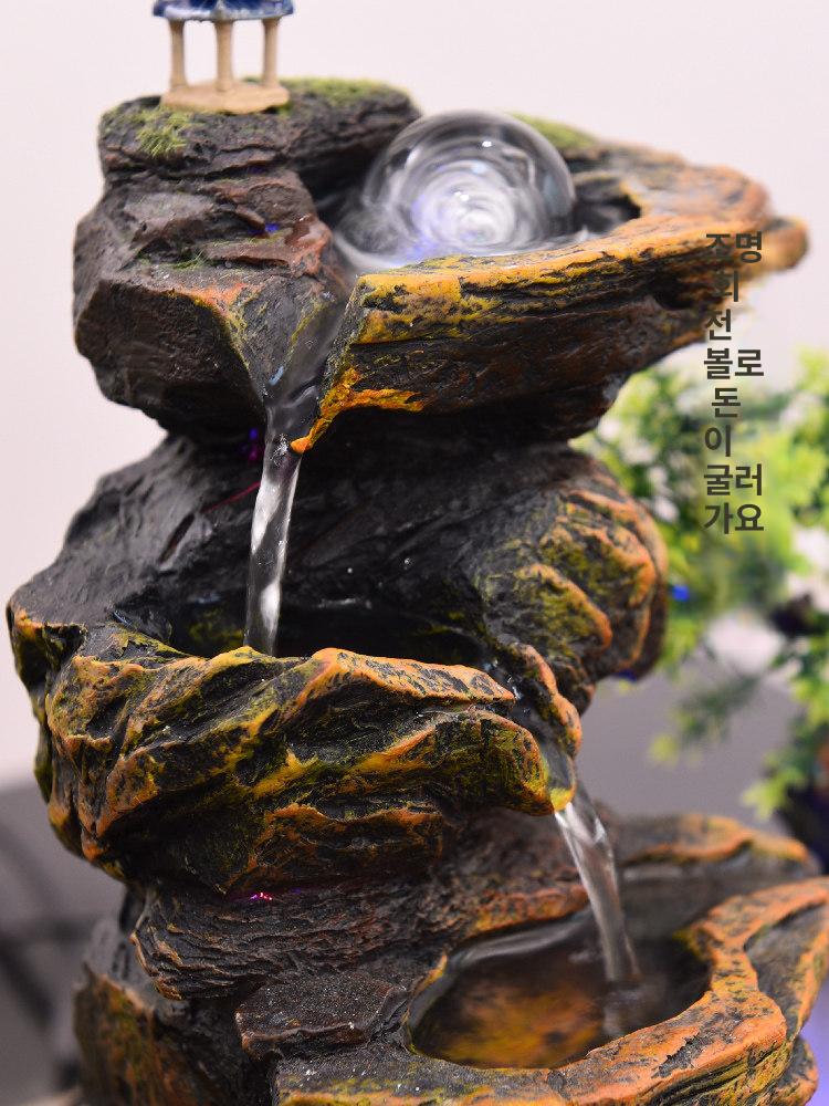 실내 분수대 사무실용 분수 집들이 실내분수 사무실분수 산명수수 중형 35 x 19x35 - 상세 이미지 4