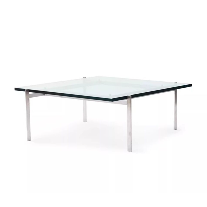 루시드 강화유리 거실 사각 테이블 Lucid Table 70cm